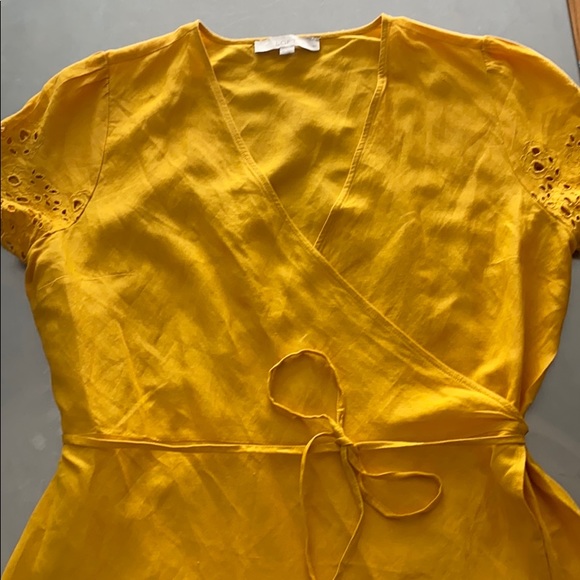 LOFT Dresses & Skirts - LOFT linen wrap dress